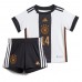 Tyskland Jamal Musiala #14 Hjemmebanesæt Børn VM 2022 Kortærmet (+ Korte bukser)